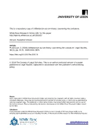 Utilitarianism As Tort Theory: Countering the Caricature