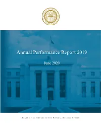 Annual Performance Report 2019, June 2020