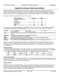 Explore the Universe Observing Certificate Second Edition