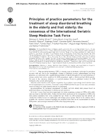 Principles of Practice Parameters for The