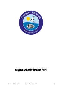 Schools' Booklet