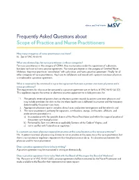 Scope of Practice and Nurse Practitioners