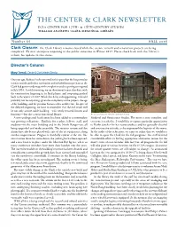 The Center & Clark Newsletter