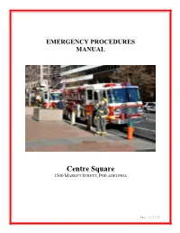 Emergency Procedures Manual