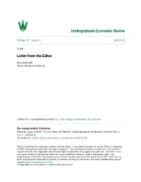 Letter from the Editor