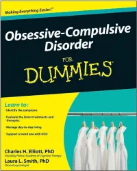 Obsessive-Compulsive Disorder for Dummies‰