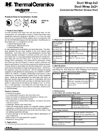 Duct Wrap 2X2 Duct Wrap 2X2+