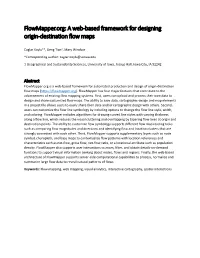Flowmapper.Org: a Web‐Based Framework for Designing Origin‐Destination Flow Maps