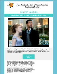 June 2021 Newsletter