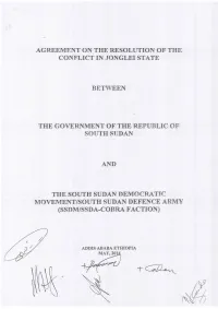 Movement/South Sudan Defence Army (§Sdm/Ssda-Cobra Faction)