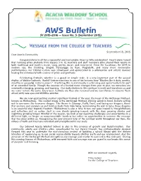 AWS Bulletin SY 2015-2016 — Issue No