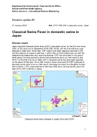 CSF in Japan