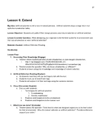 Lesson 6: Extend