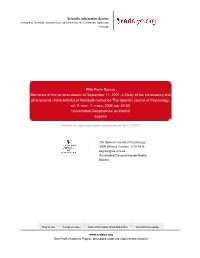 Redalyc. Memories of the Terrorist Attacks of September 11, 2001: a Study of the Consistency and Phenomenal Characteristics of F