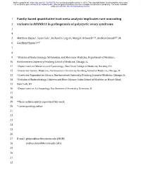 Family-Based Quantitative Trait Meta-Analysis Implicates