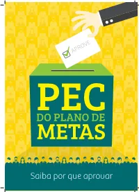 Pec Do Plano De Metas