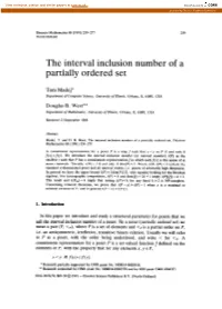 The Interval Inclusion Number of a Partially Ordered Set