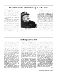The Litigation Racket