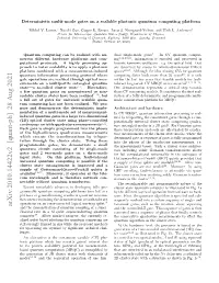 Arxiv:2010.14422V1 [Quant-Ph] 27 Oct 2020
