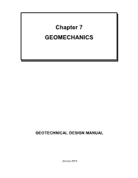 Chapter 7 – Geomechanics