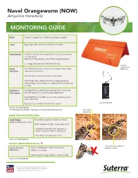 MONITORING GUIDE Amyelois Transitella Materials and Methods