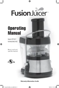 Operating Manual