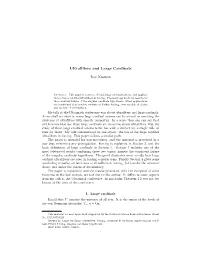 ULTRAFILTERS and LARGE CARDINALS 3 Even Be the ﬁrst Inaccessible Cardinal: Κ Is Inaccessible Both in V and in M