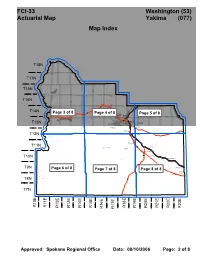 FCI-33 Actuarial Map Washington (53) Yakima (077) Map Index