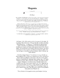 Magenta Ola Bauer Bog PDF Epub