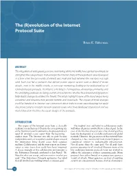 Evolution of the Internet Protocol Suite