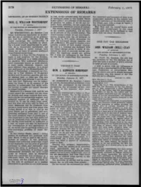 EXTENSIONS of REMARKS February 1, 197? EXTENSIONS of REMARKS