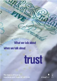 Trust CII 2010