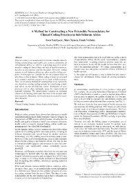 A Method for Constructing a New Extensible Nomenclature for Clinical Coding Practices in Sub-Saharan Africa