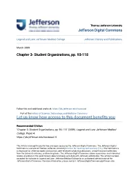 Chapter 3- Student Organizations, Pp