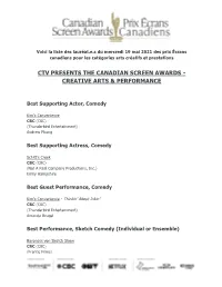 Creative Arts & Performance