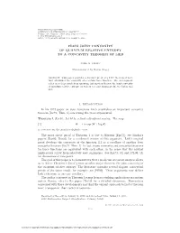 From Joint Convexity of Quantum Relative Entropy to a Concavity Theorem of Lieb