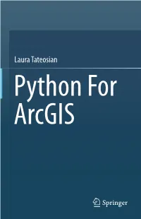 Laura Tateosian Python for Arcgis Python for Arcgis