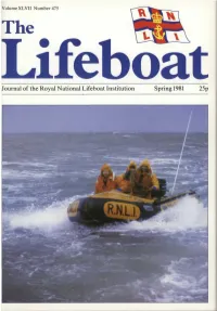Lifeboat Institution Spring 1981T 25P