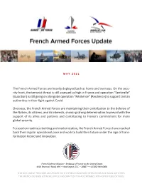 Operations Deployment of the French Armed Forces Theaters News