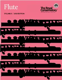 RCM Flute Syllabus / 2010 Edition