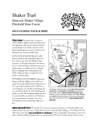 Shaker Trail Guide