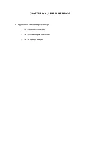 Volume 3D Appendix 14.2 MSA Archaeological Heritage