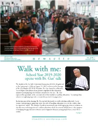 Walk with Me: School Year 2019-2020 Opens with Br