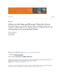 A Race to the Stars and Beyond: How the Soviet Union's Success in The
