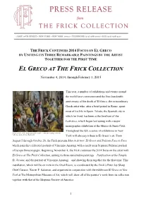 El Greco at the Frick Collection