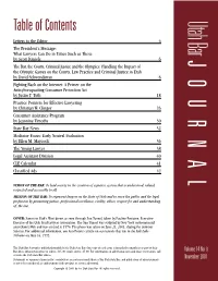 Table of Contents Utah Bar
