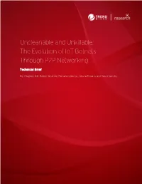 Technical Brief P2P Iot Botnets Clean AC Font
