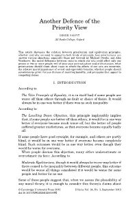 Another Defence of the Priority View