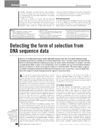 Detecting the Form of Selection from DNA Sequence Data