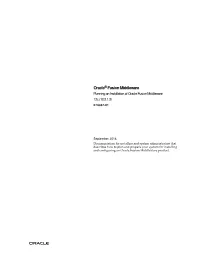 Planning an Installation of Oracle Fusion Middleware 12C (12.2.1.2) E76887-01